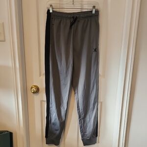 Hurley Gray and Black Joggers